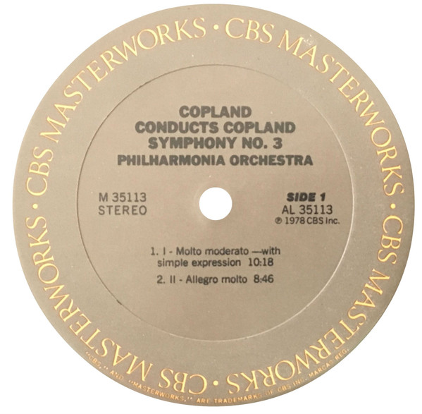 Aaron Copland - Philharmonia Orchestra - Copland Conducts Copland ...