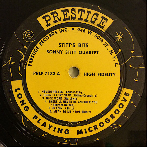 Stitt's – Bits Sonny Stitt - Vinyl 0 50th W. SONNY [446 orig} {dg