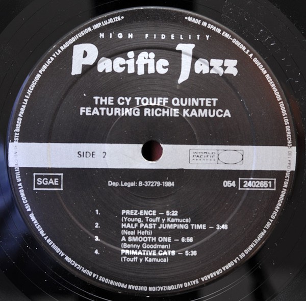 Cy Touff - His Octet & Quintet - Used Vinyl - High-Fidelity Vinyl 