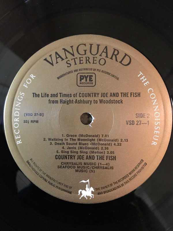 Country Joe And The Fish - The Life And Times Of - Used Vinyl - High ...