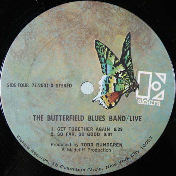 The Paul Butterfield Blues Band - Live - Used Vinyl - High