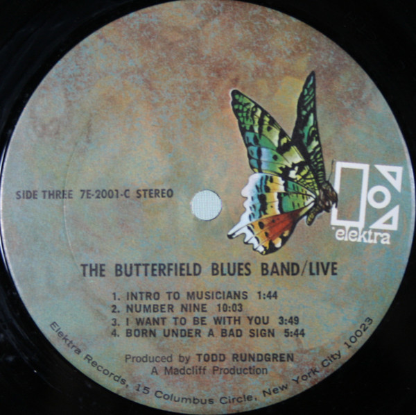 The Paul Butterfield Blues Band - Live - Used Vinyl - High