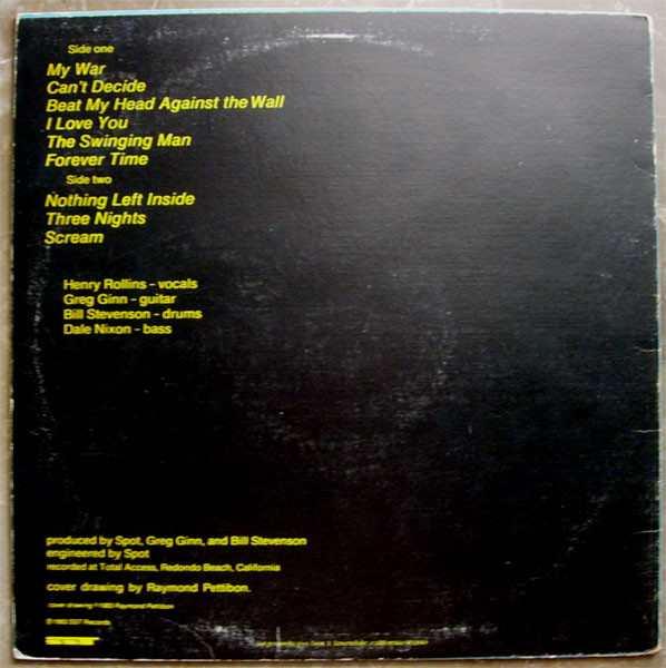 Black Flag - My War - Used Vinyl - High-Fidelity Vinyl Records and Hi ...