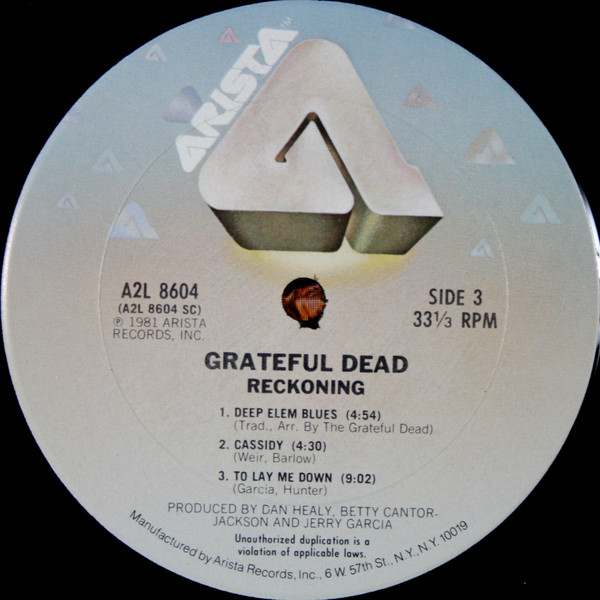 The Grateful Dead Reckoning Used Vinyl High Fidelity Vinyl