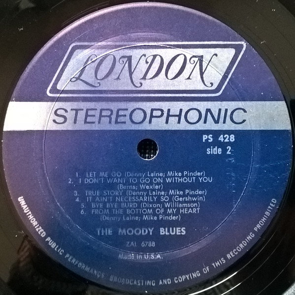 The Moody Blues - Go Now - The Moody Blues #1 - Used Vinyl - High ...