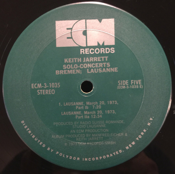 Keith Jarrett - Solo Concerts: Bremen / Lausanne - Used Vinyl
