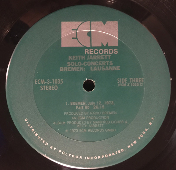 Keith Jarrett - Solo Concerts: Bremen / Lausanne - Used Vinyl