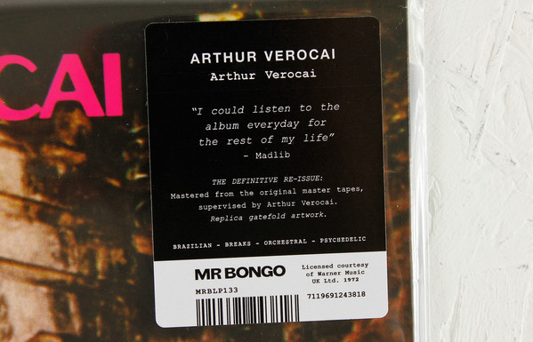 Arthur Verocai - Arthur Verocai - New Vinyl - High-Fidelity Vinyl Records  and Hi-Fi Equipment Hollywood Los Angeles CA