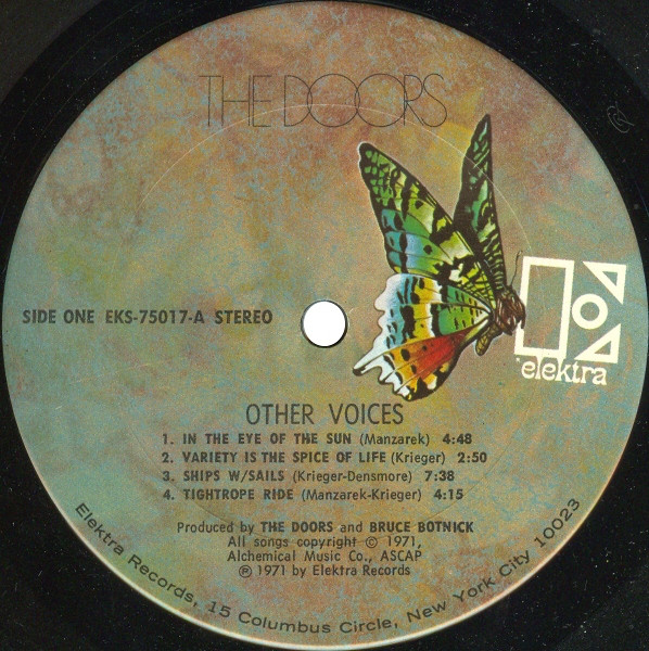 The Doors – Other Voices (1971) – Altamont