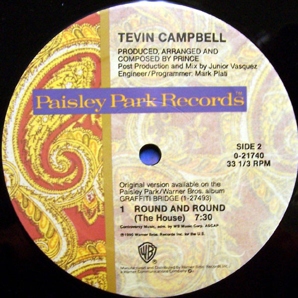 Tevin Campbell - Round And Round - Used Vinyl - High-Fidelity